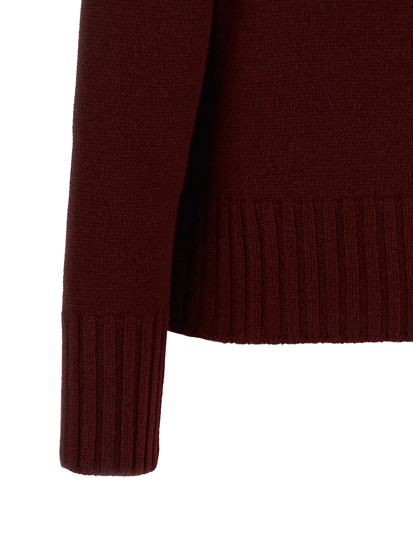 'S Max Mara Bordeaux Wool Cardigan