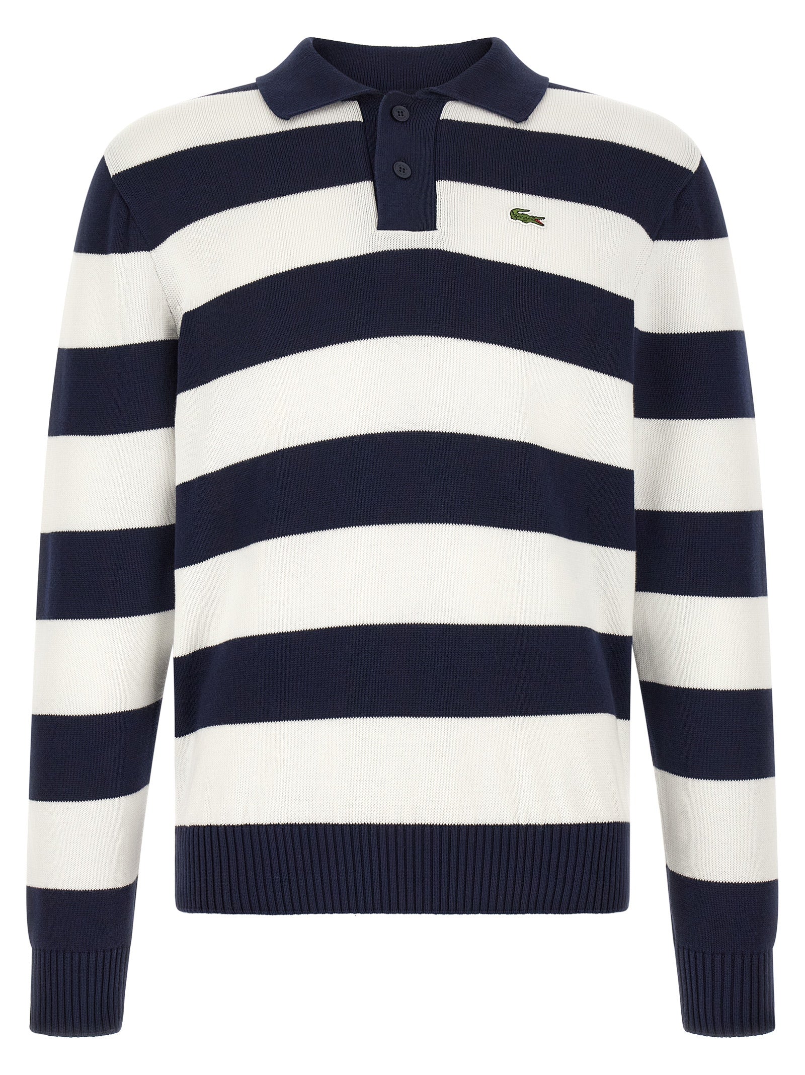 Lacoste White Cotton Cardigan