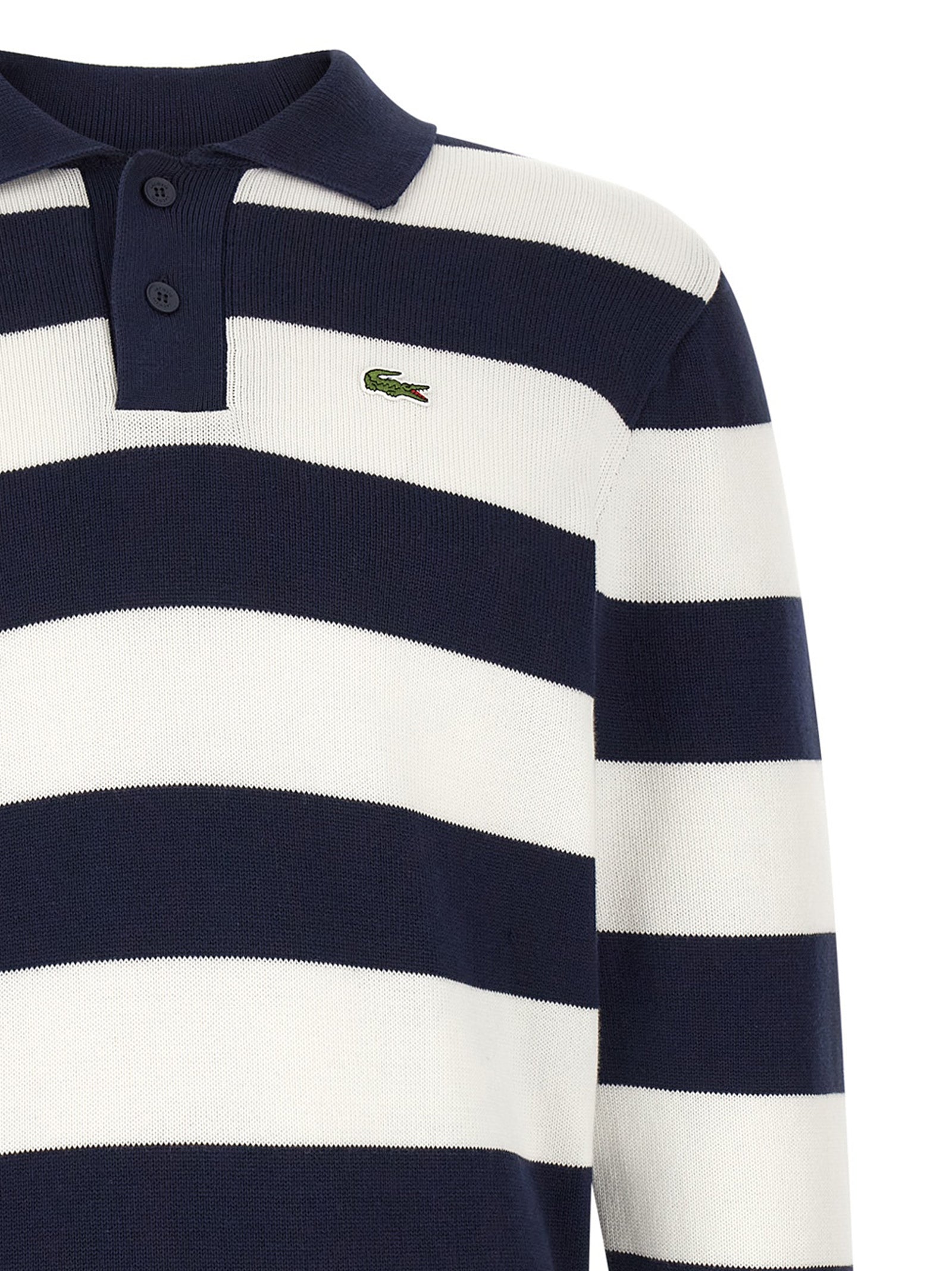 Lacoste White Cotton Cardigan