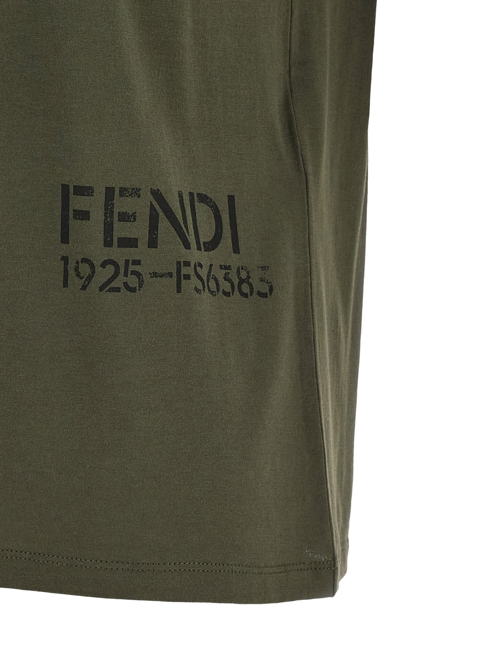 Fendi Bicolor Cotton T-Shirt