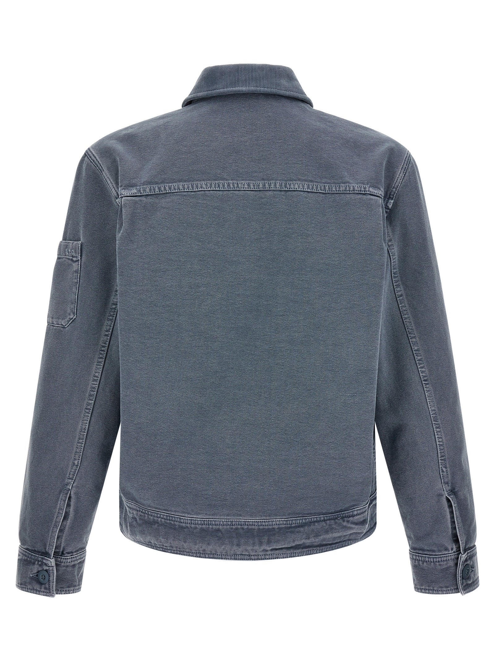 A.P.C. Gray Cotton Denim Jacket
