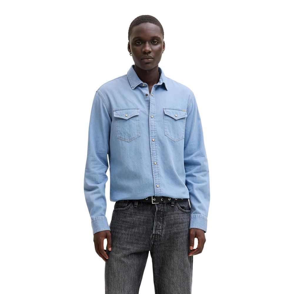 Jack Jones Light Blue Denim Shirt