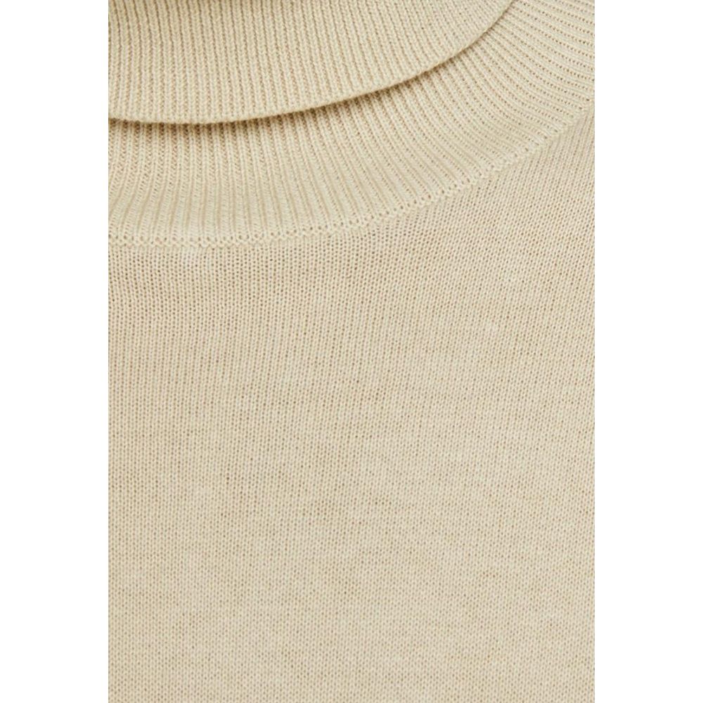 Jack Jones Beige Cotton Turtleneck