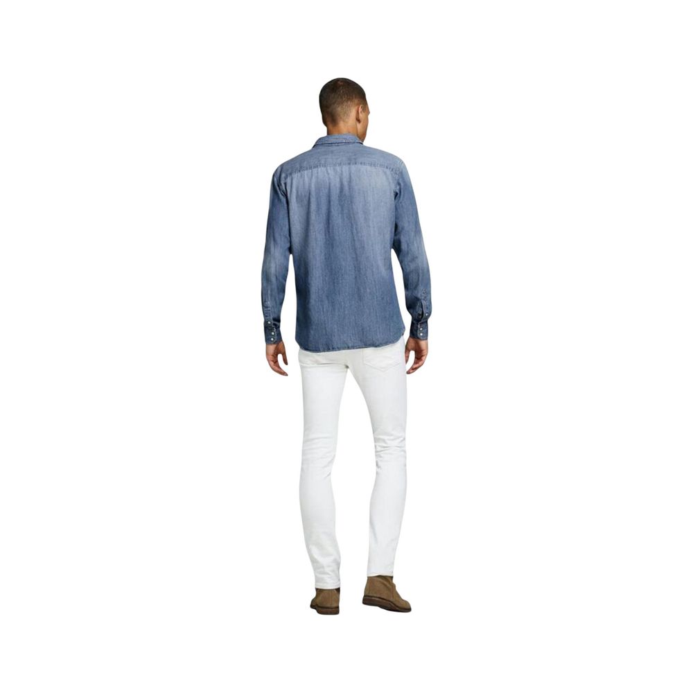 Jack Jones Blue Denim Shirt