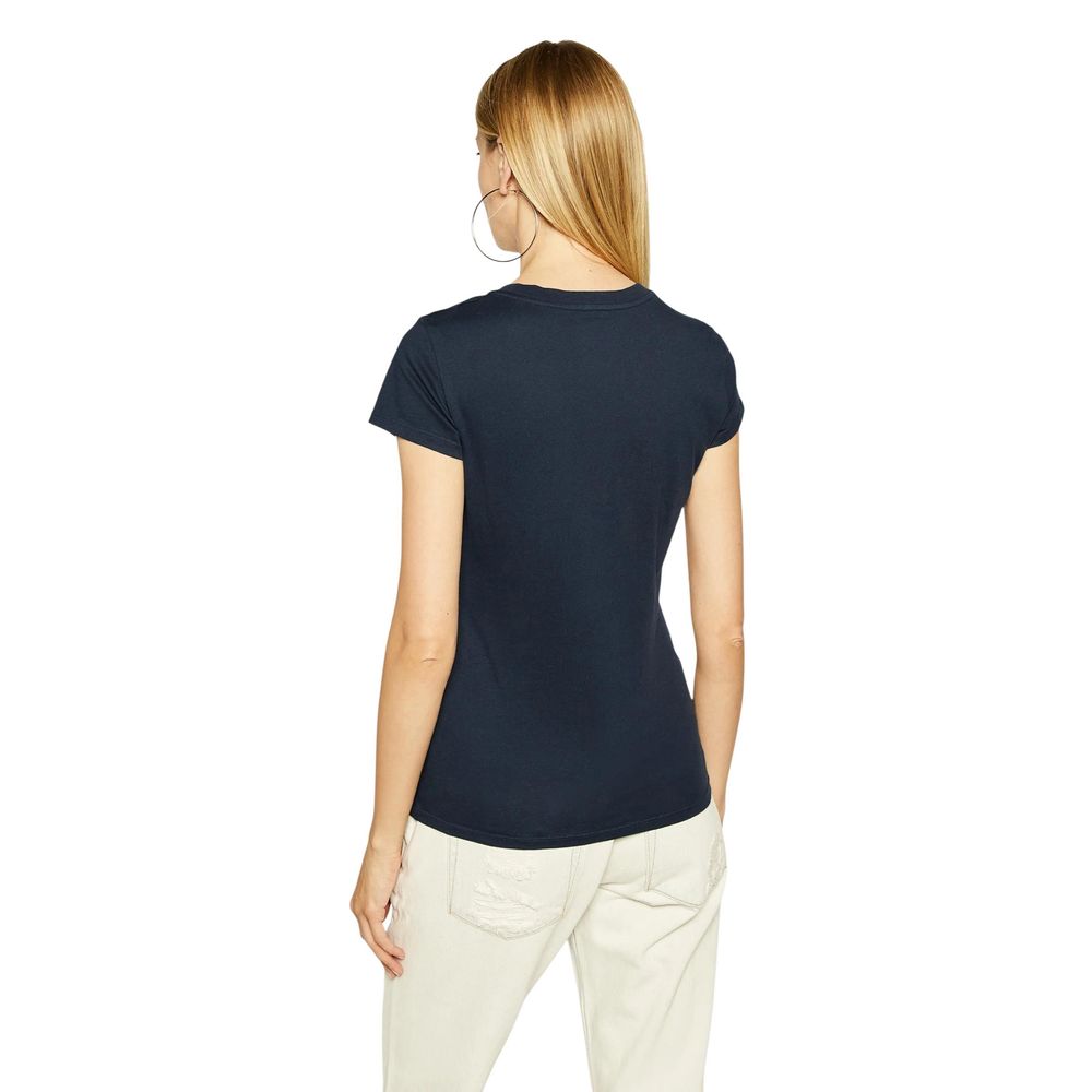Armani Exchange Blue Cotton T-Shirt