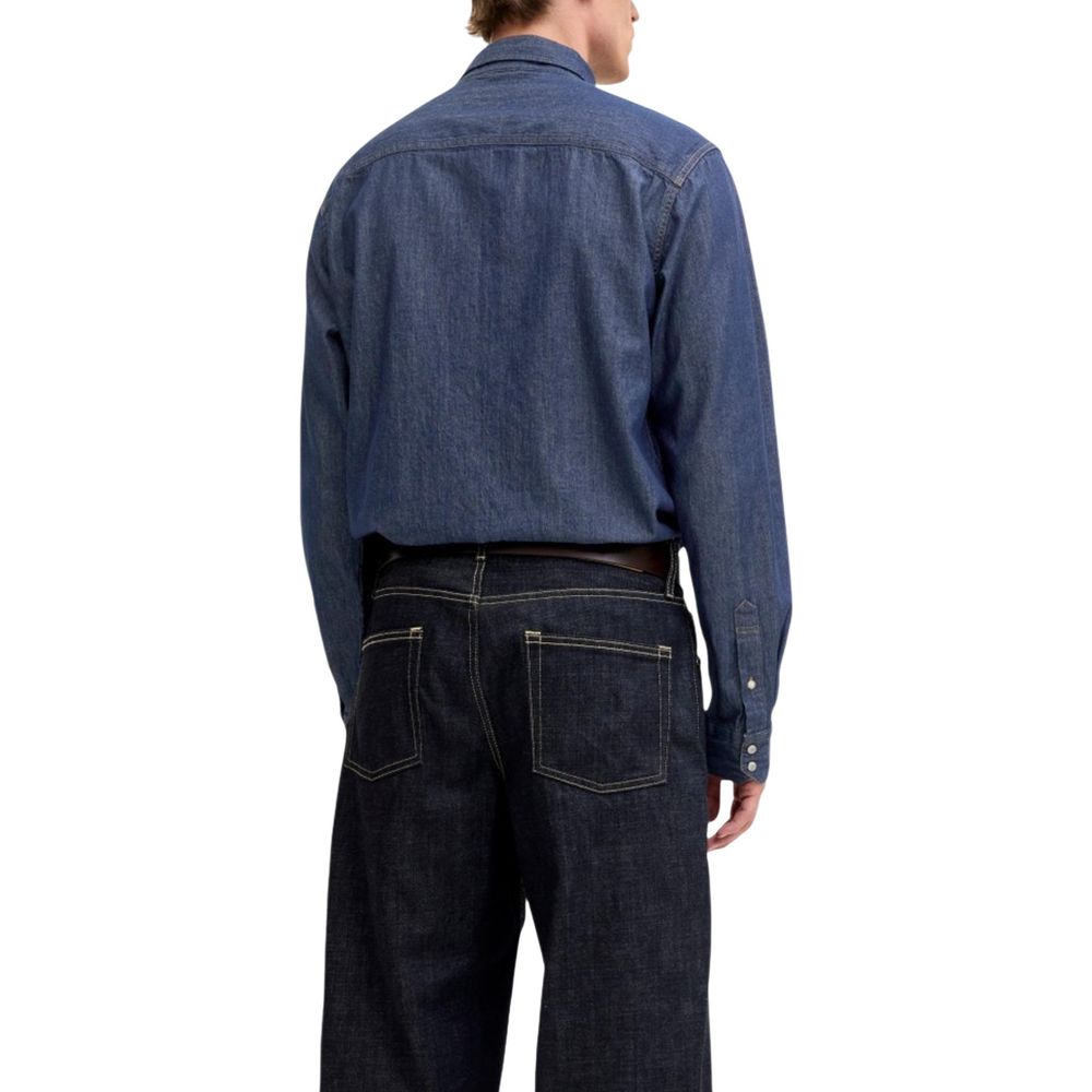 Jack Jones Blue Denim Shirt