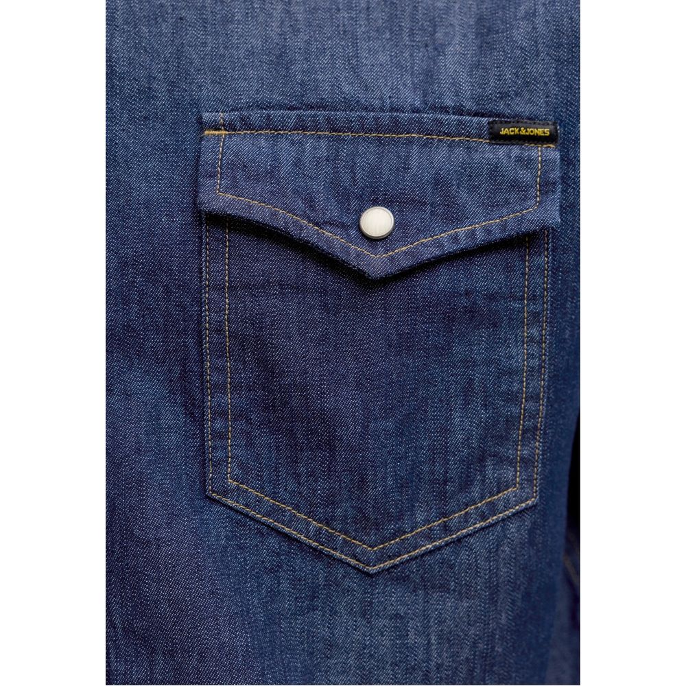 Jack Jones Blue Denim Shirt