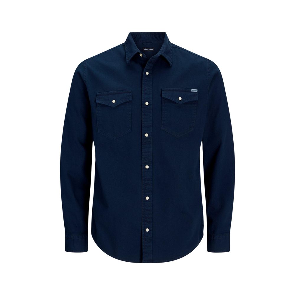 Jack Jones Blue Denim Shirt