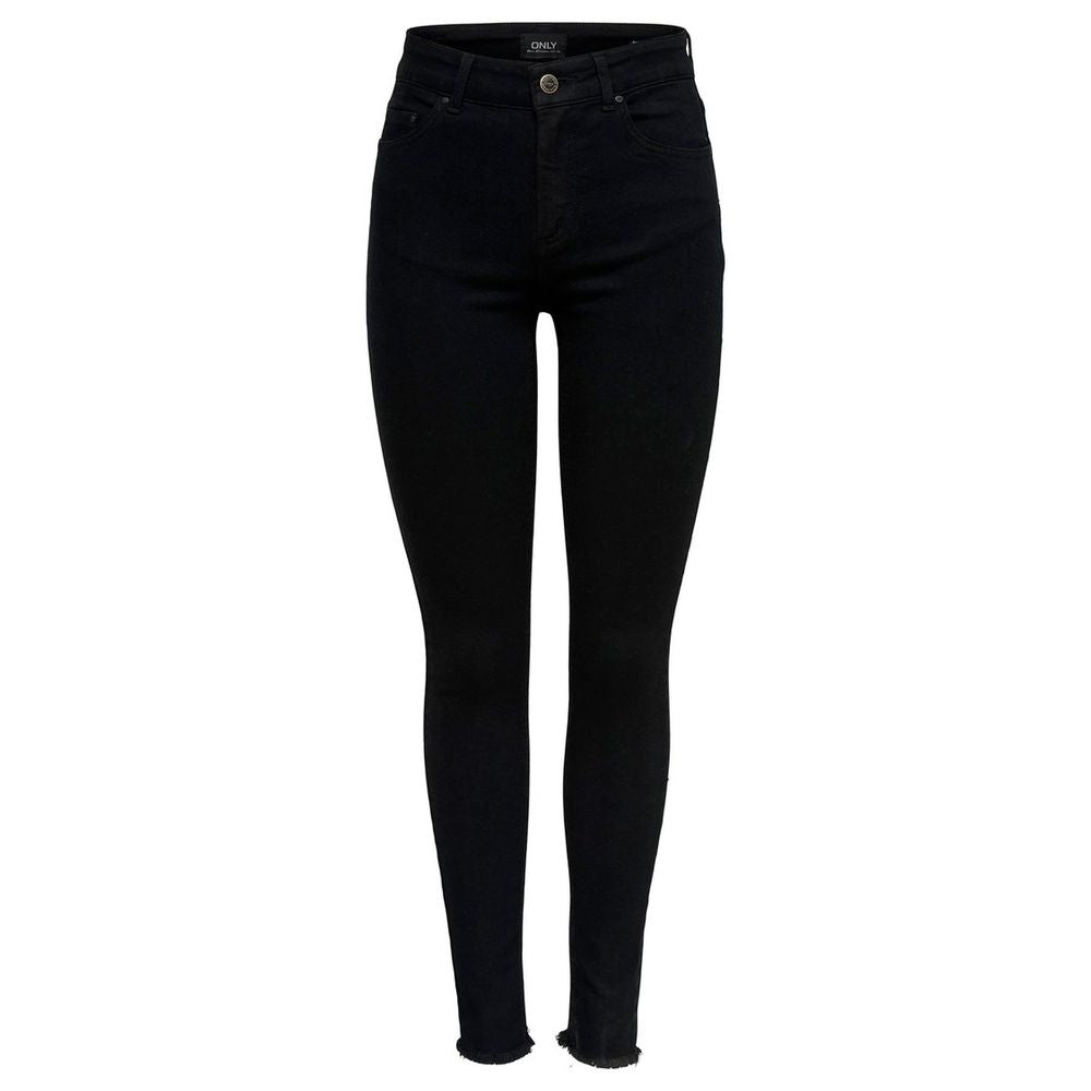 Only Black Cotton Skinny Jeans