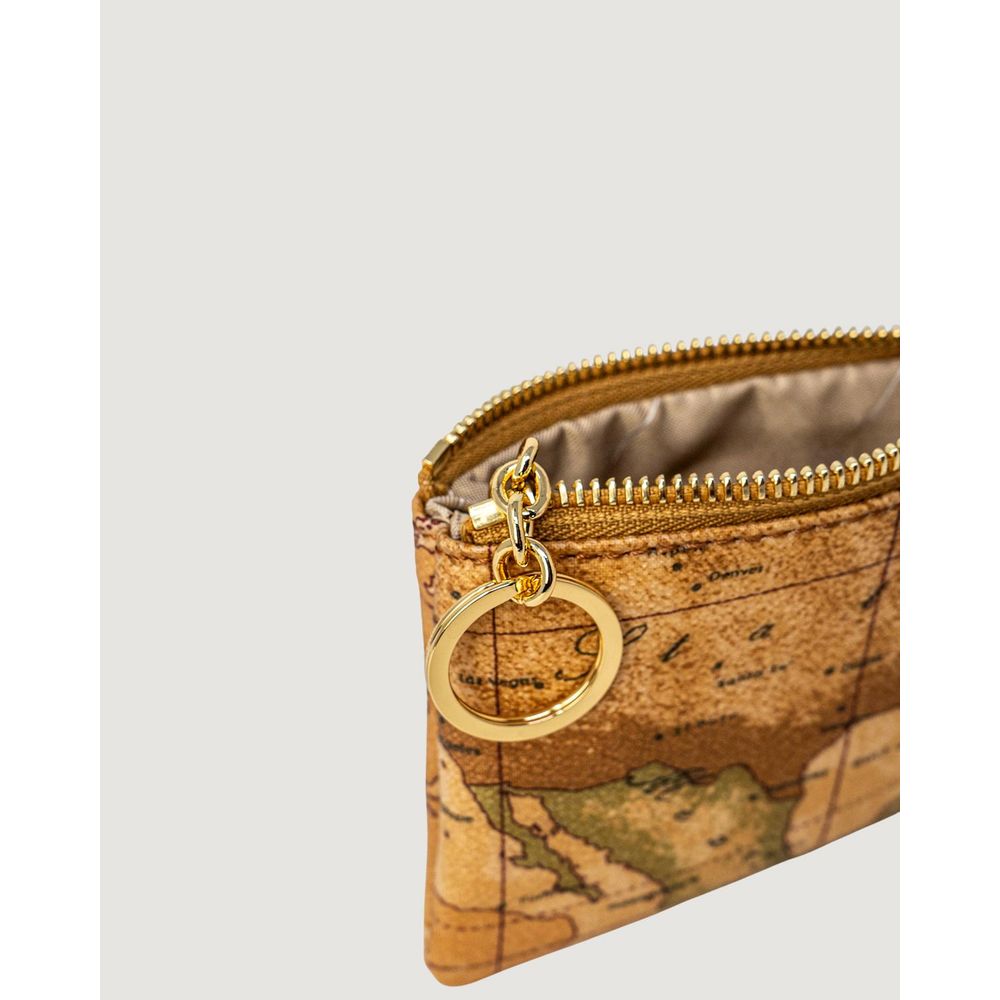 Alviero Martini Prima Classe Beige Leather Clutch Bag