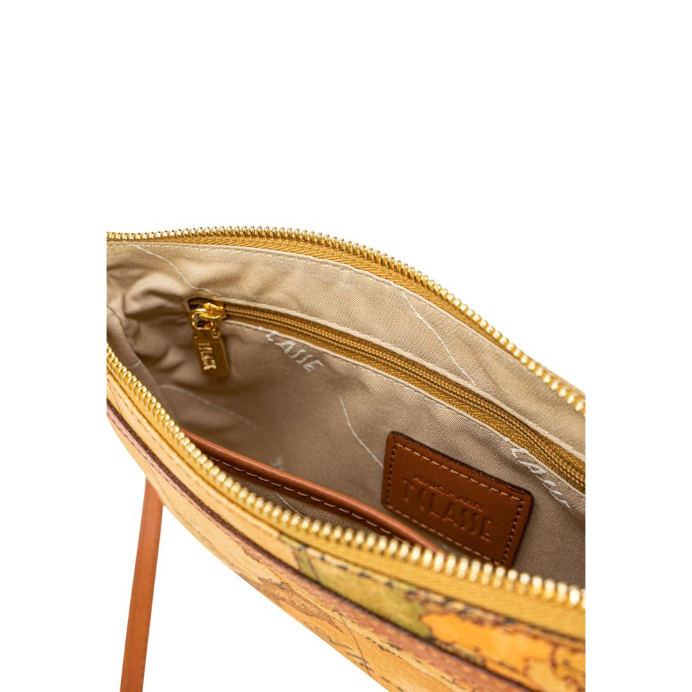 Alviero Martini Prima Classe Beige Leather Handbag
