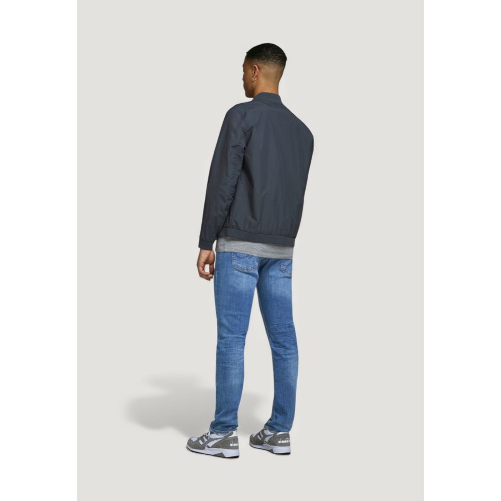 Jack Jones Blue Cotton Skinny Jeans