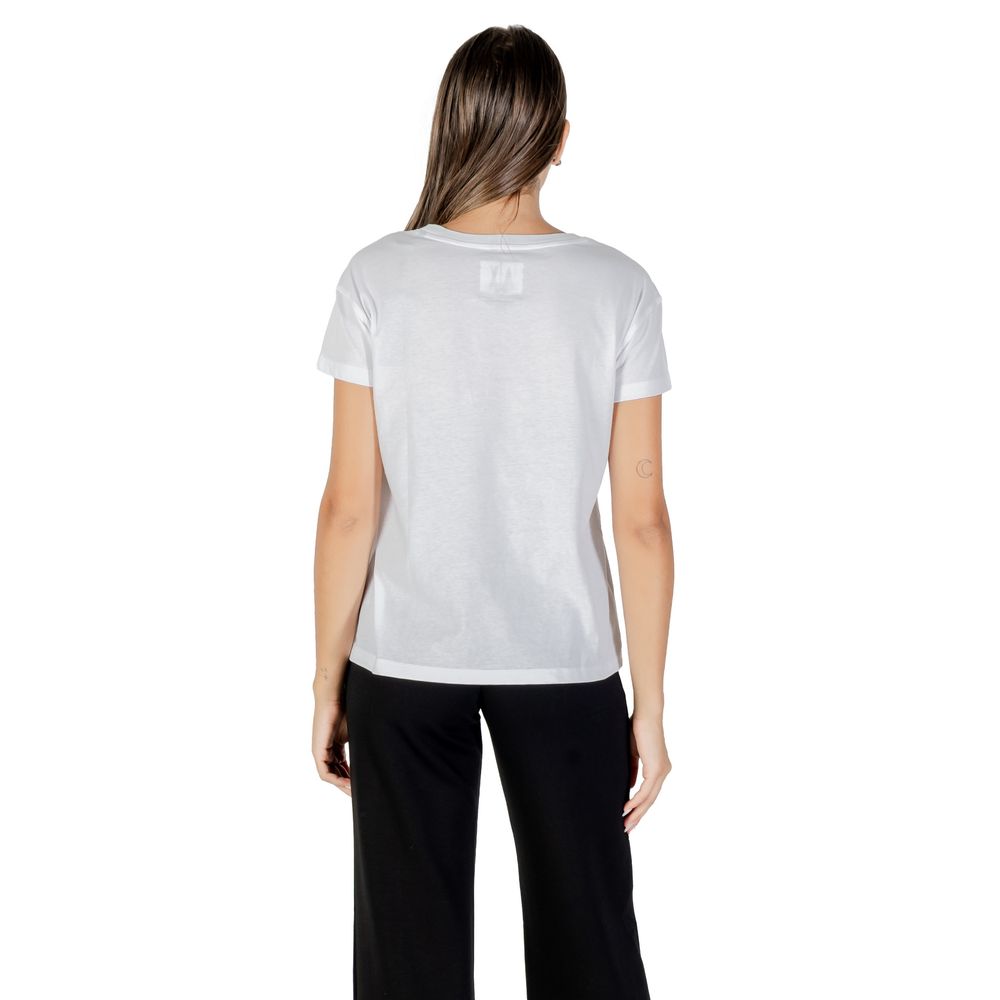 Armani Exchange White Cotton T-Shirt