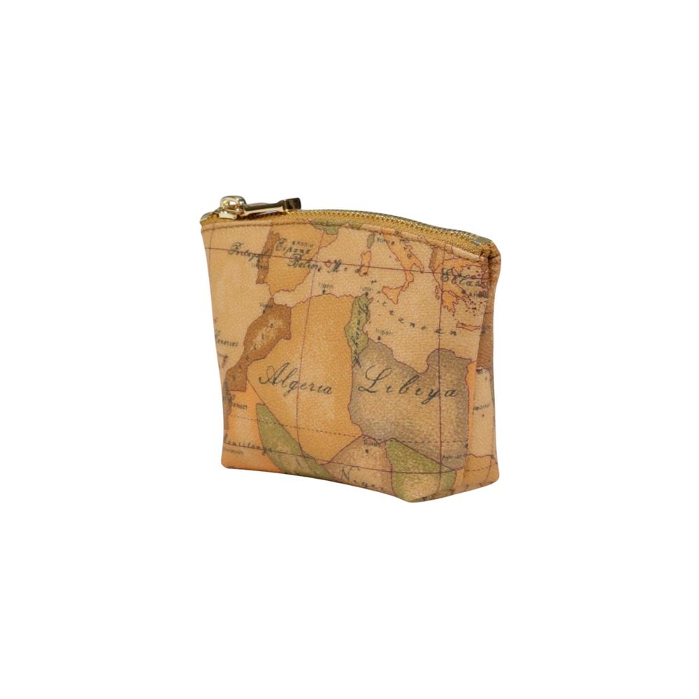 Alviero Martini Prima Classe Beige Cotton Clutch Bag