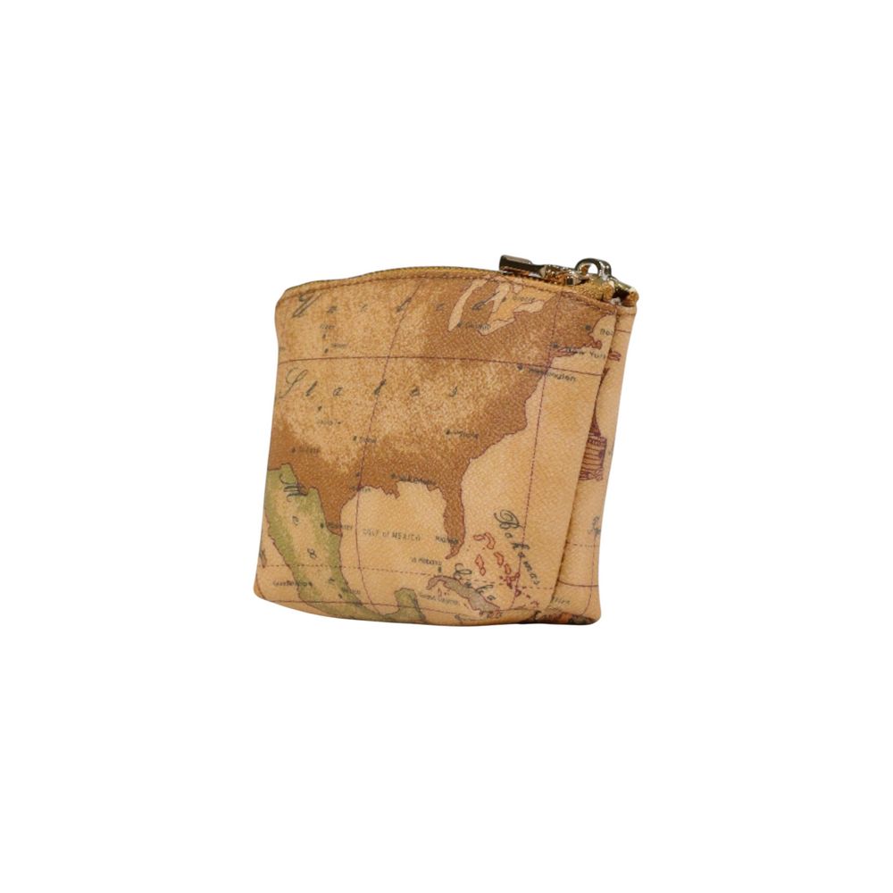 Alviero Martini Prima Classe Beige Cotton Clutch Bag