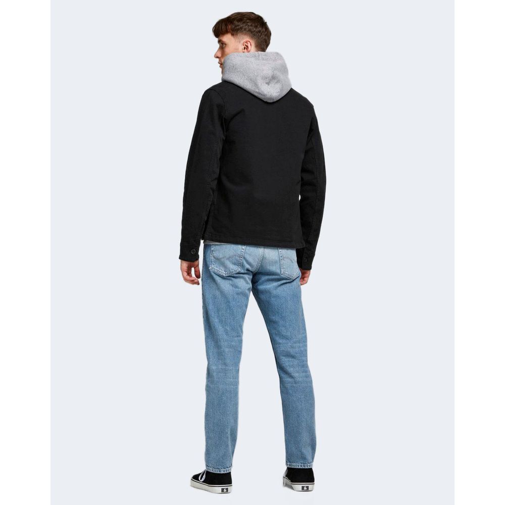 Jack Jones Blue Cotton Relaxed Fit Jeans