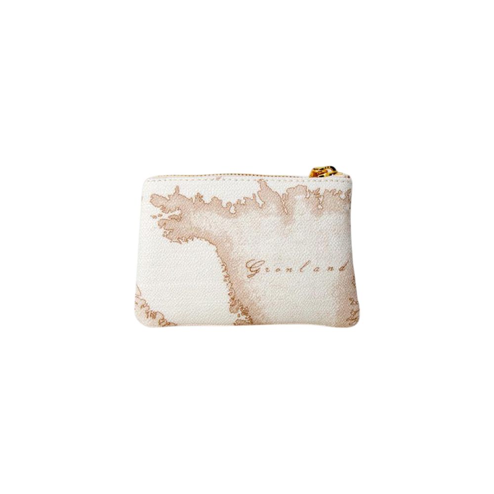 Alviero Martini Prima Classe White Polyethylene Clutch Bag