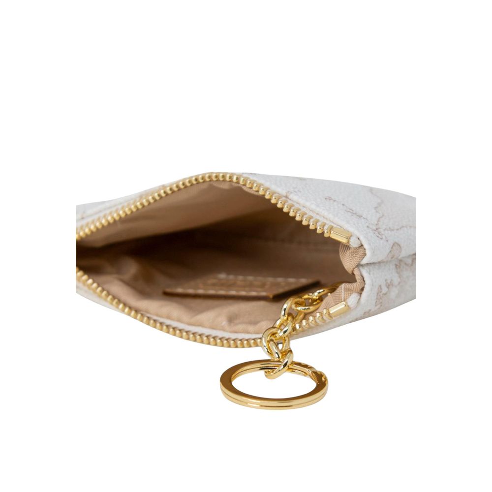 Alviero Martini Prima Classe White Polyethylene Clutch Bag