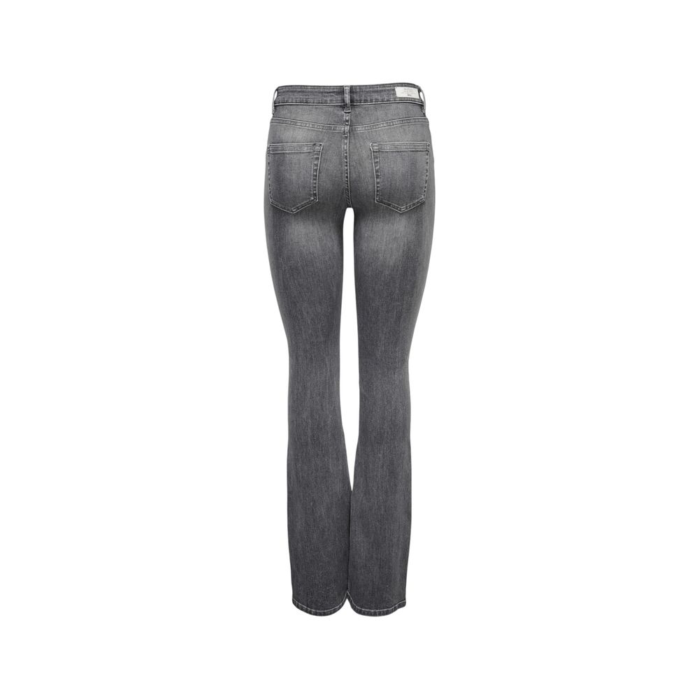 Only Gray Cotton Skinny Jeans