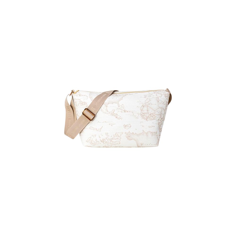 Alviero Martini Prima Classe White Cotton Handbag
