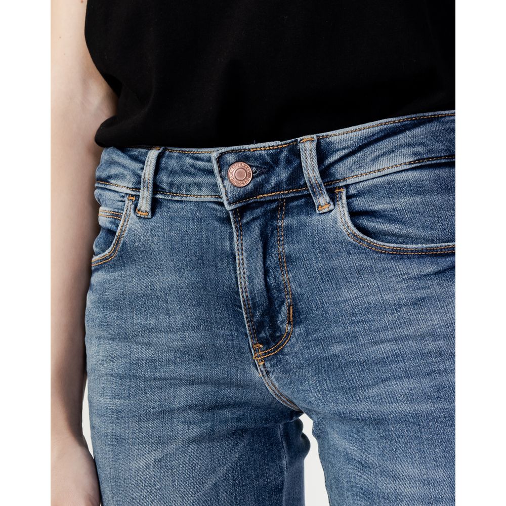 Guess Blue Cotton Skinny Jeans