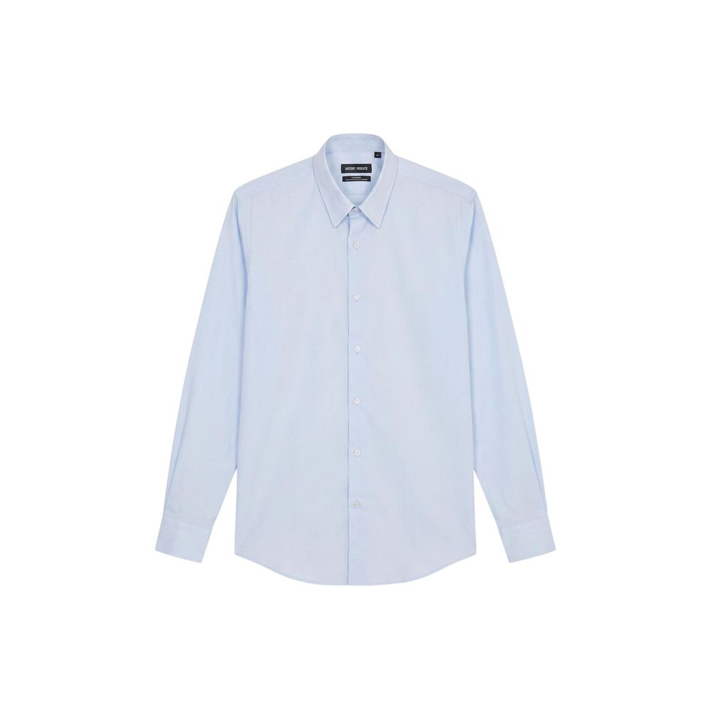 Antony Morato Blue Cotton Dress Shirt