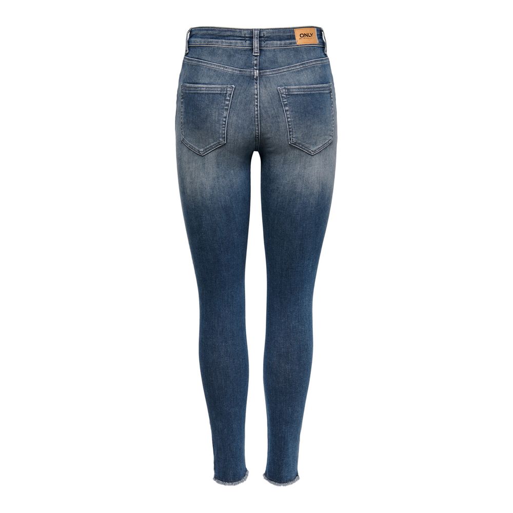 Only Blue Cotton Skinny Jeans