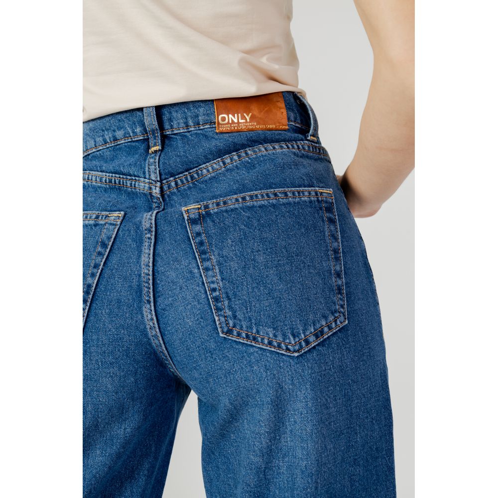 Only Blue Cotton Relaxed Fit Jeans