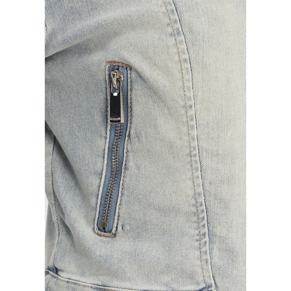 Morgan De Toi Light Blue Cotton Denim Jacket