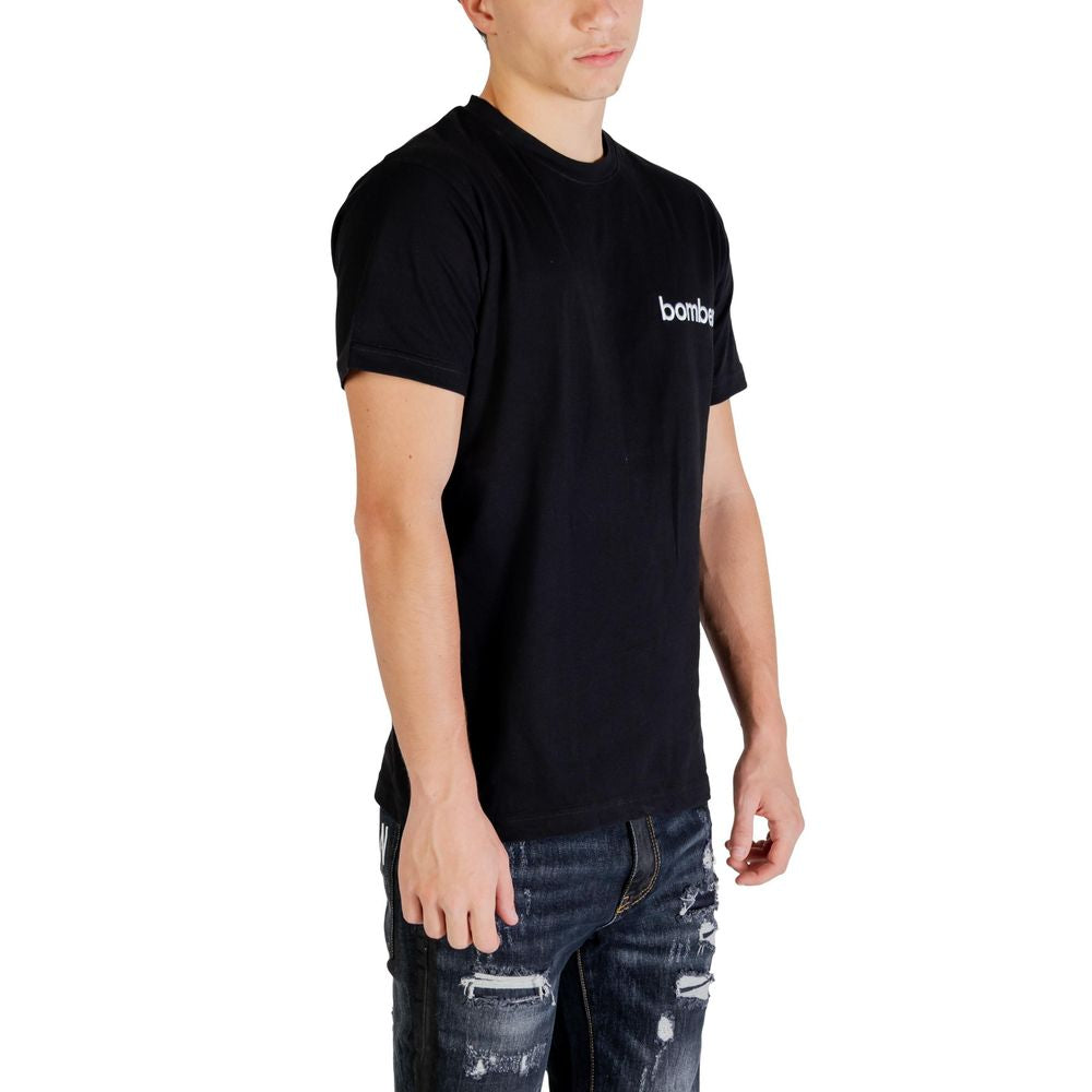 The Bomber Black Cotton Sportswear