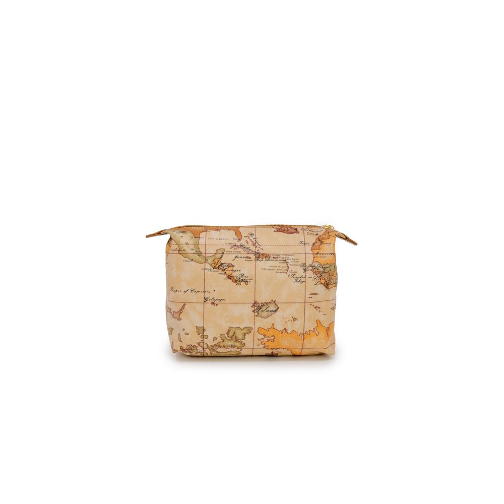 Alviero Martini Prima Classe Beige Polyester Clutch Bag