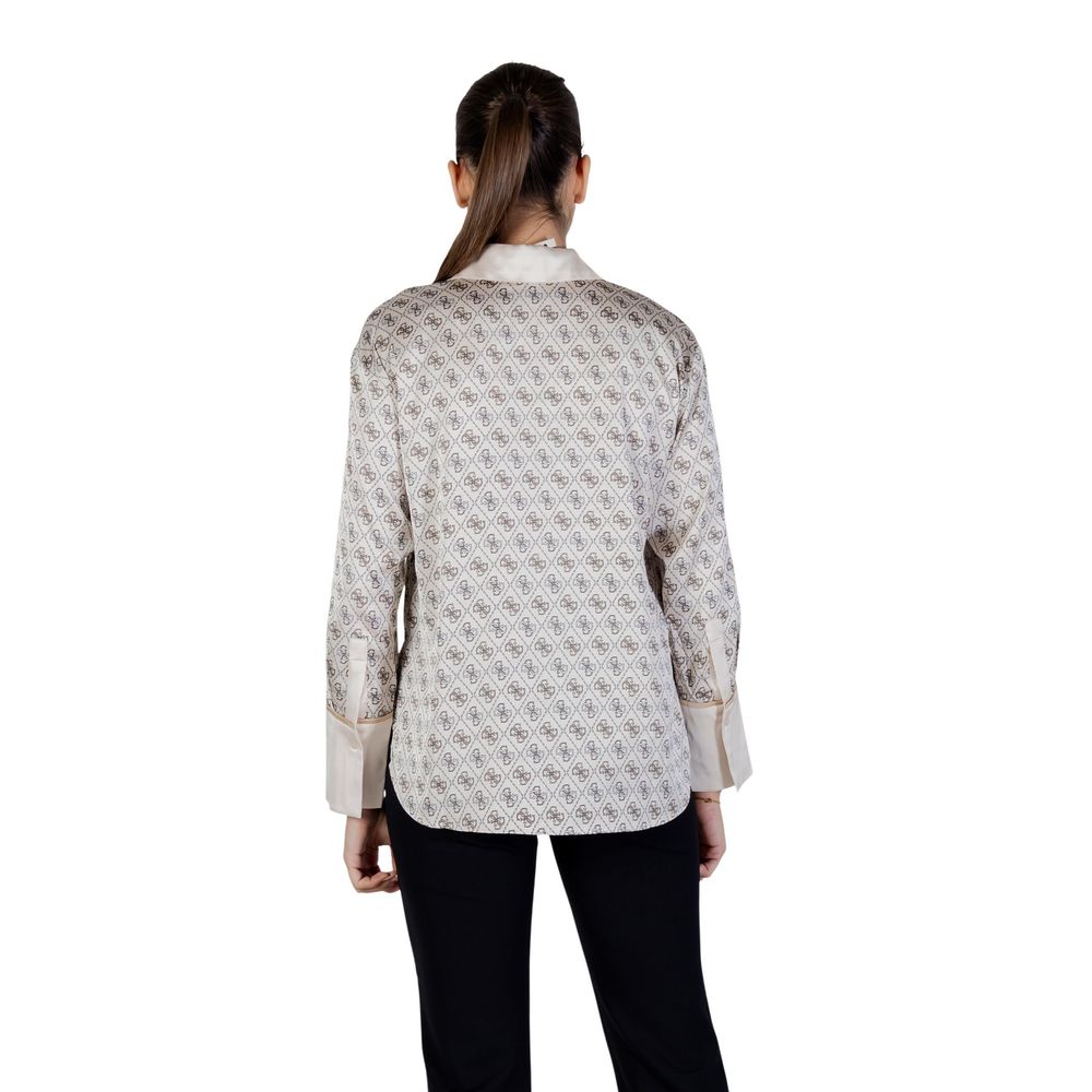 Guess Beige Polyester Blouse