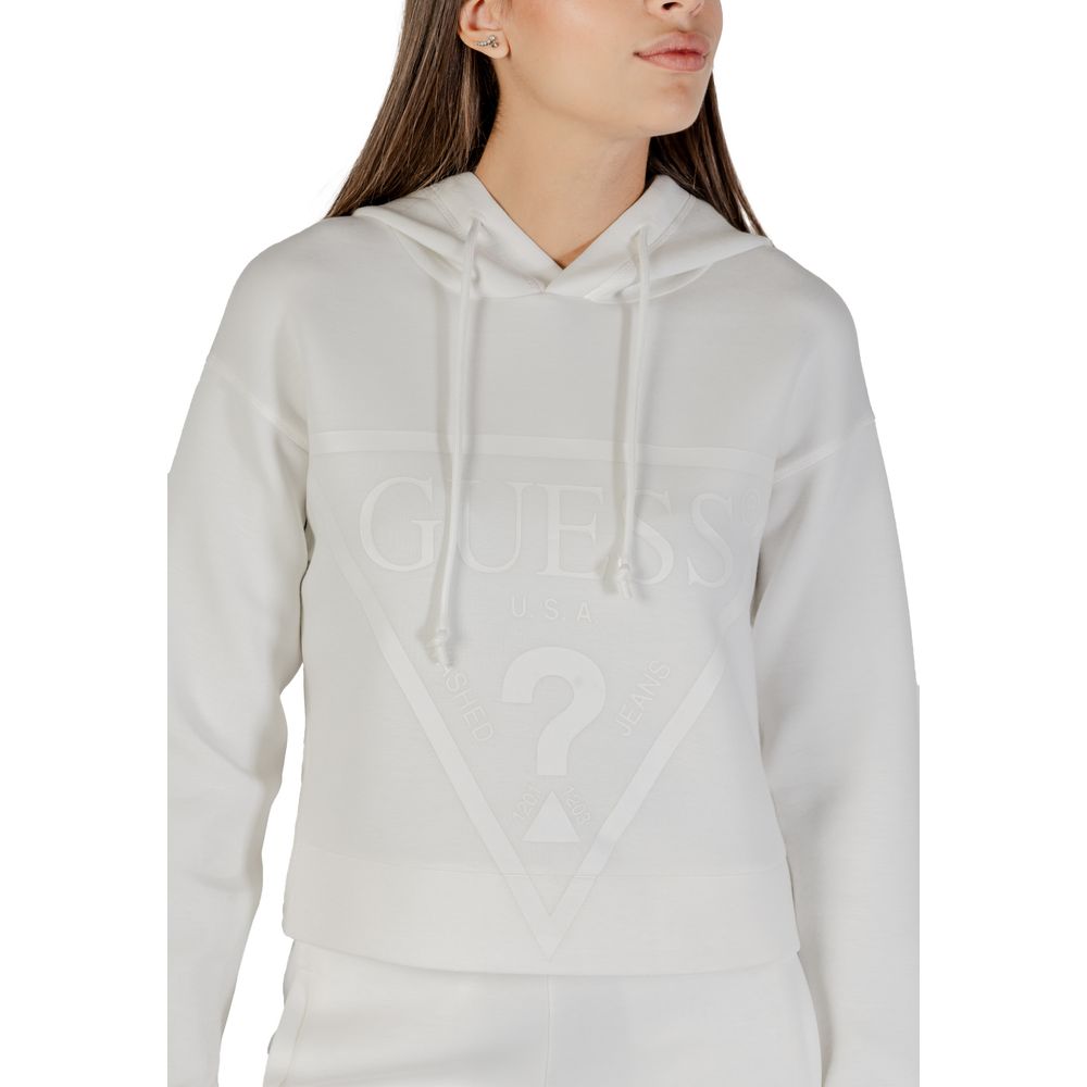 Guess Active Cream Viscose Hoodie
