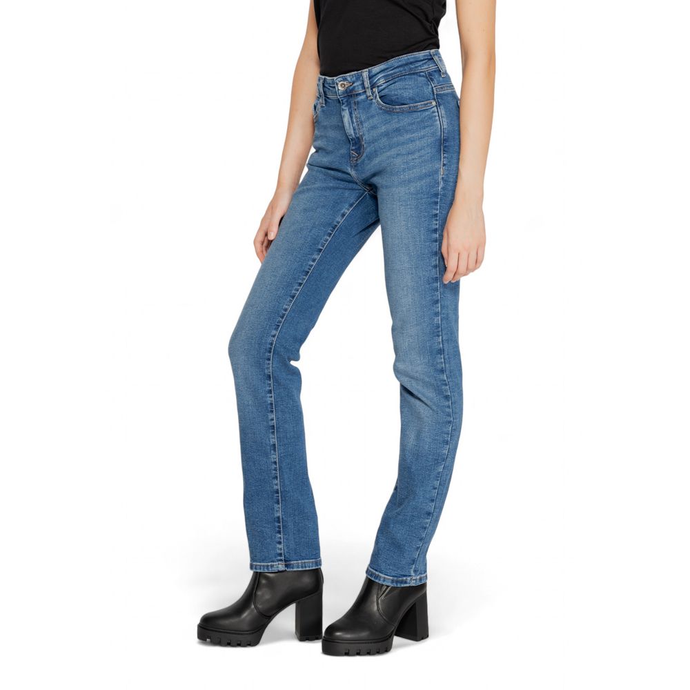 Only Blue Cotton Skinny Jeans