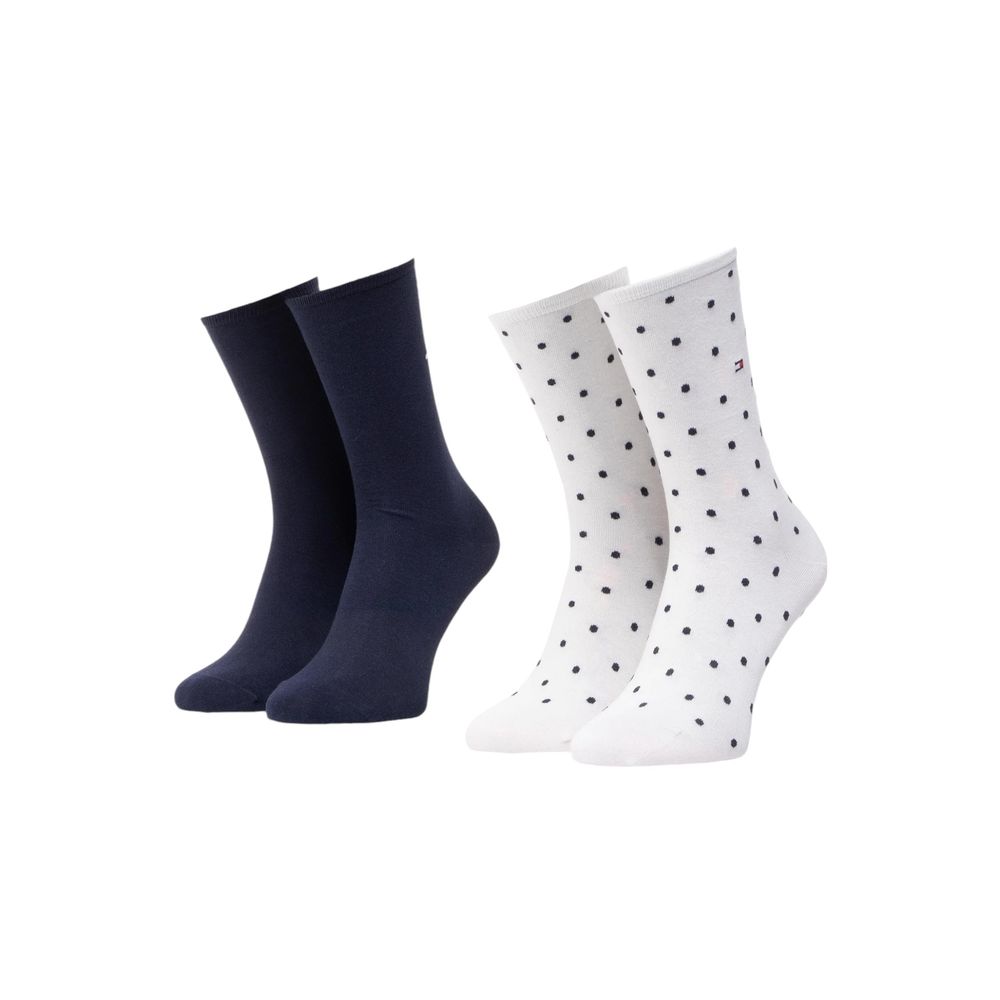 Tommy Hilfiger White Cotton Socks