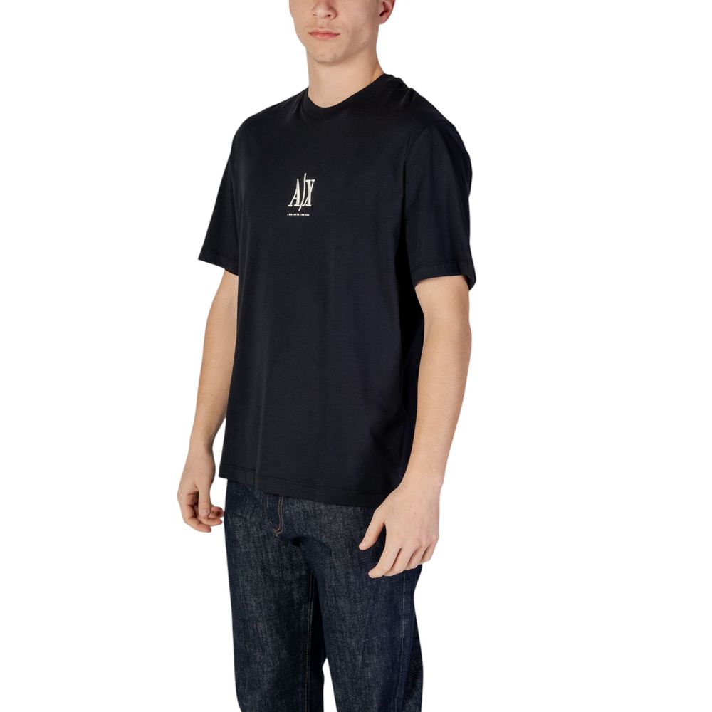 Armani Exchange Blue Cotton T-Shirt