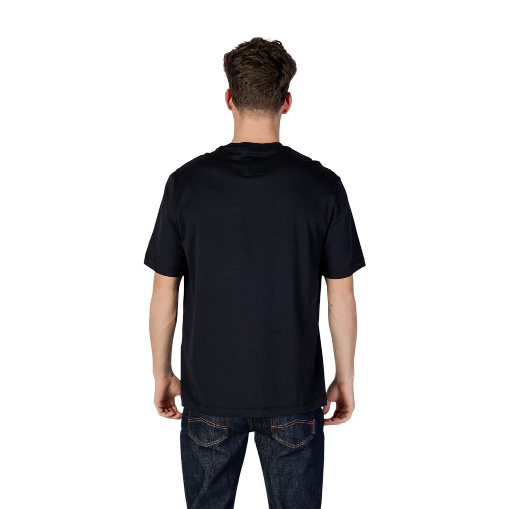 Armani Exchange Blue Cotton T-Shirt