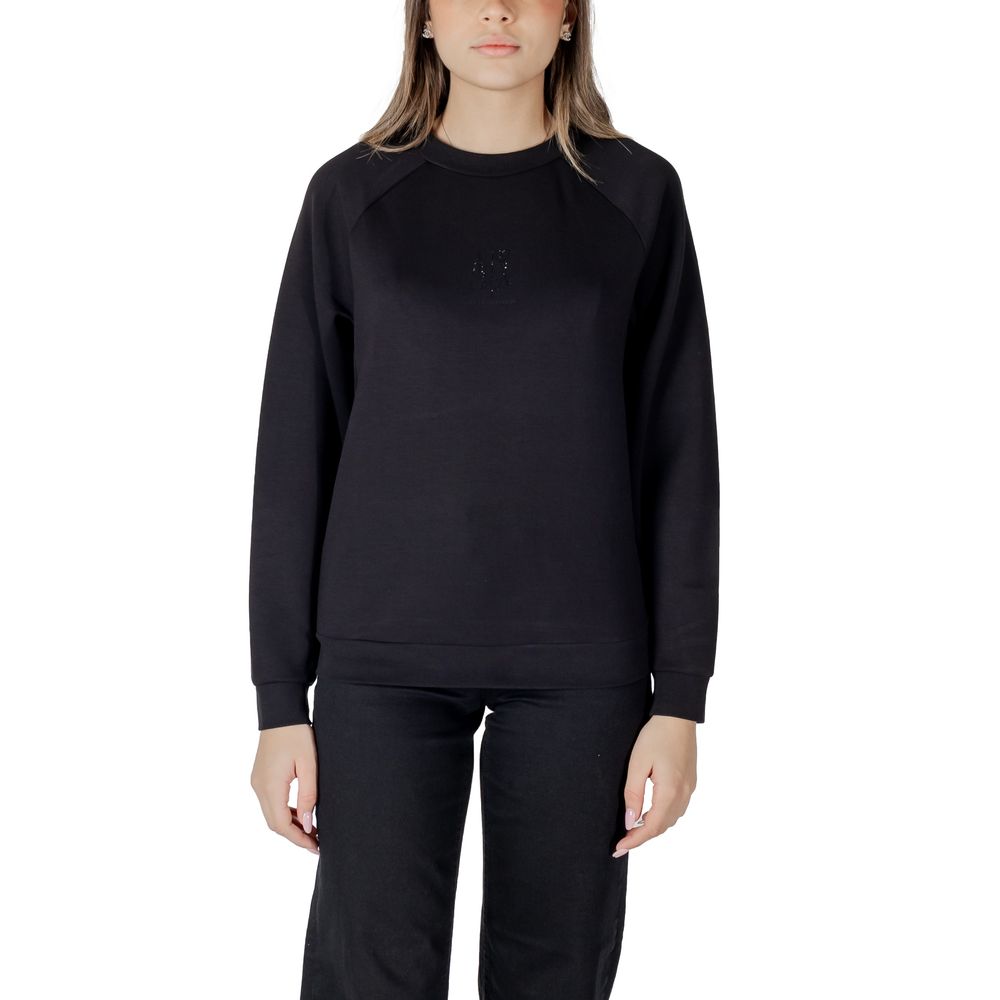 Armani Exchange Black Viscose Sweatshirt