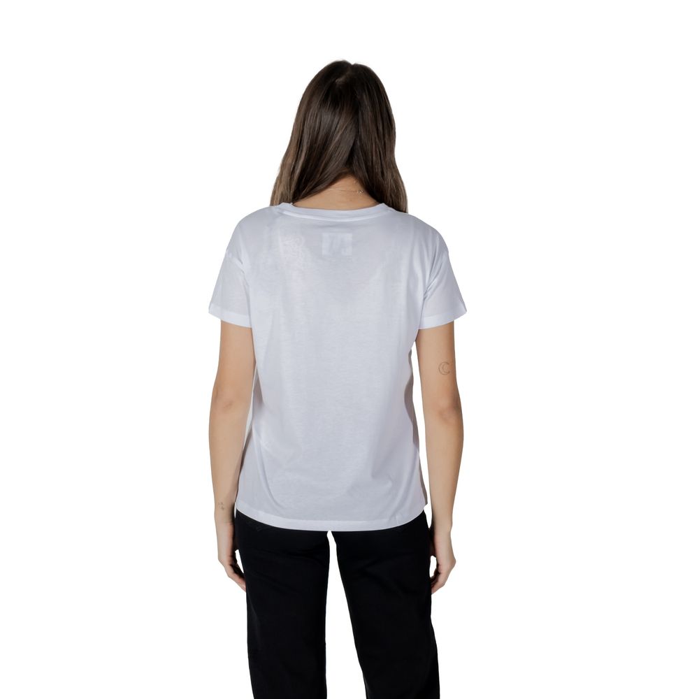 Armani Exchange White Cotton T-Shirt