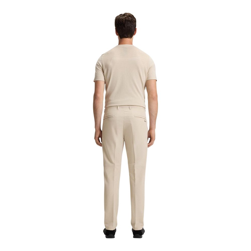 Hugo Boss Beige Polyester Skinny Pants