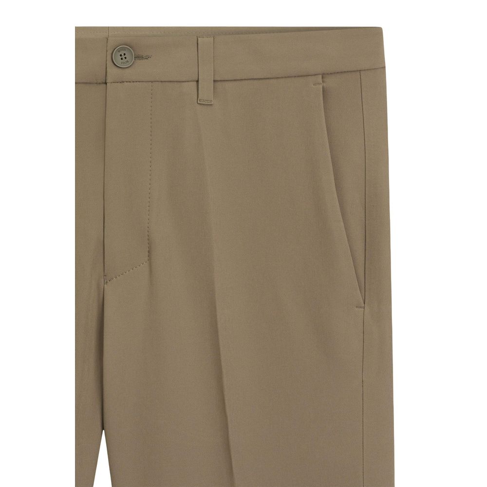 Hugo Boss Beige Polyester Skinny Pants
