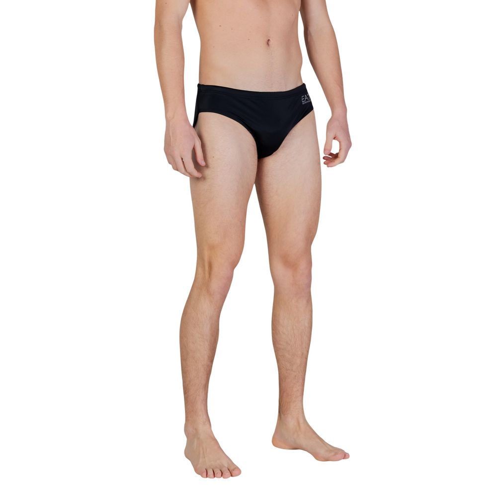 EA7 Emporio Armani Bicolor Polyester Swim Briefs