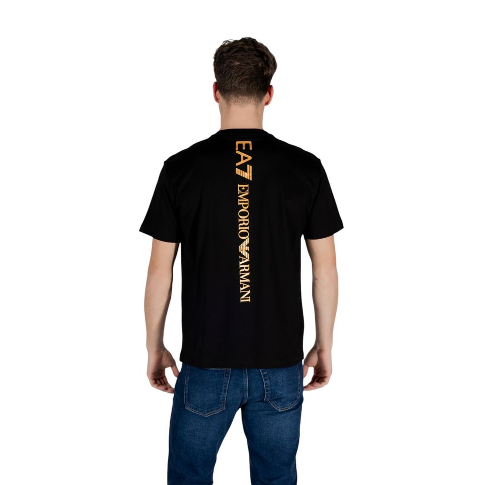 EA7 Emporio Armani Bicolor Cotton T-Shirt