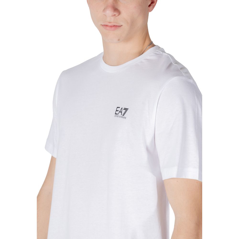 EA7 Emporio Armani Black And White Cotton Sportswear
