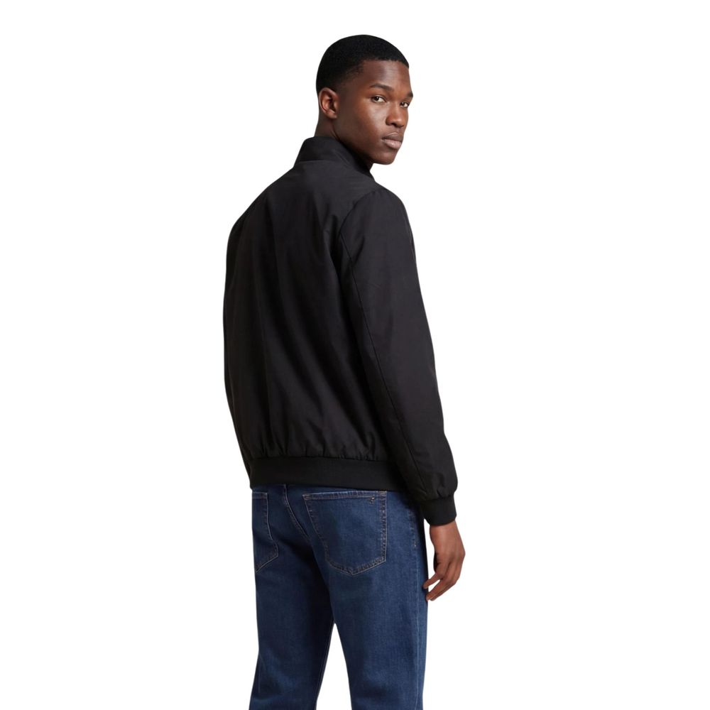 EA7 Emporio Armani Black Polyamide Bomber