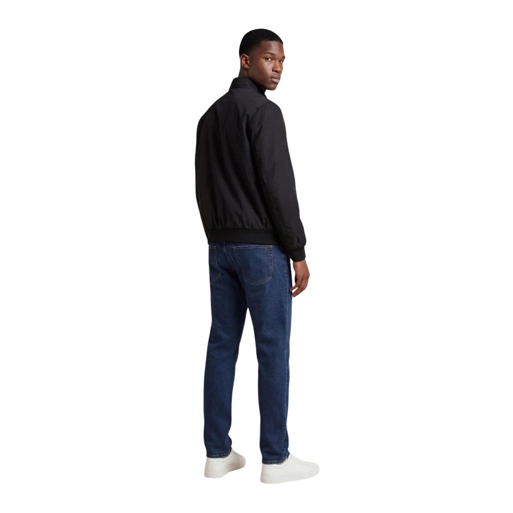 EA7 Emporio Armani Black Polyamide Bomber