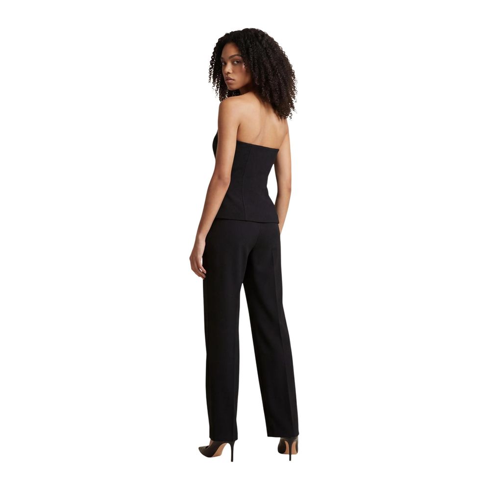 Morgan De Toi Black Cotton Top