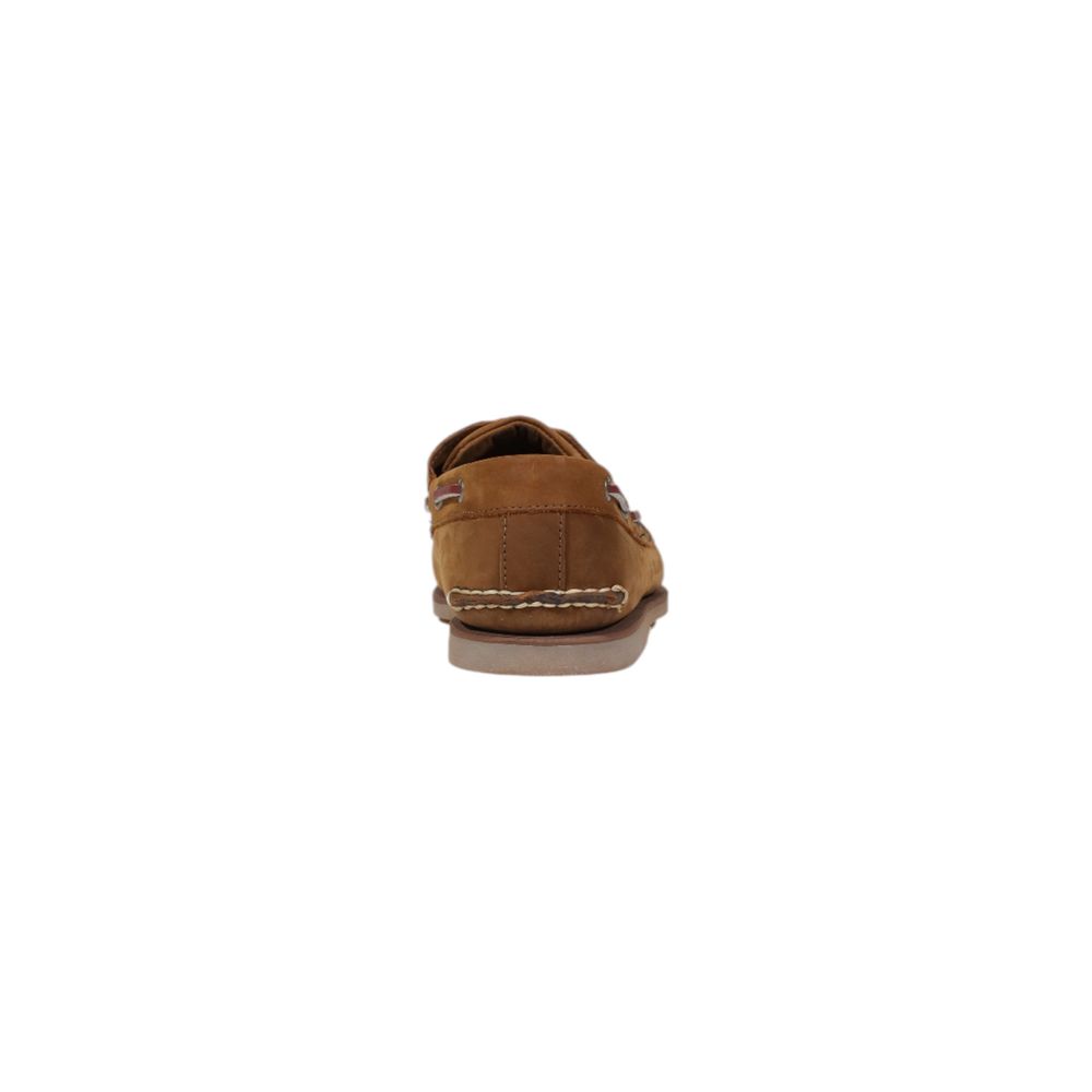 Timberland Brown Leather Slip-On Loafers