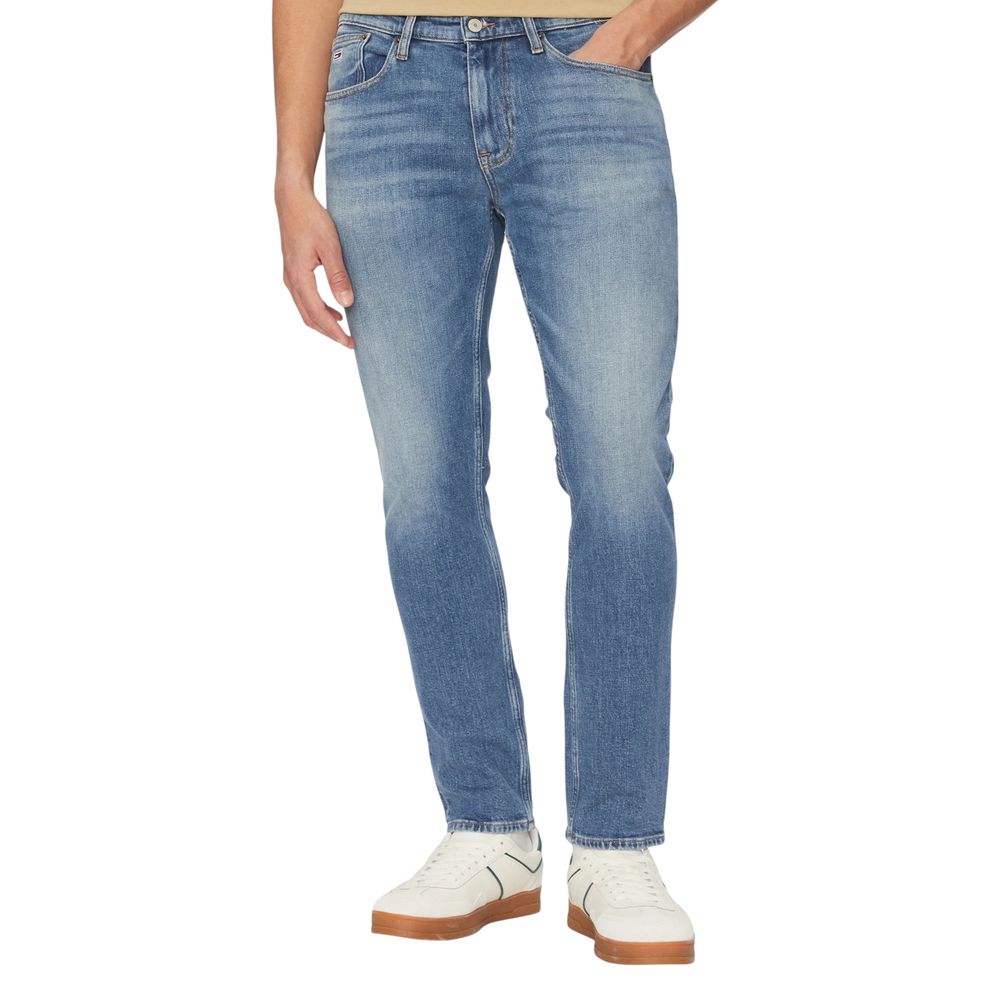 Tommy Hilfiger Jeans Blue Recycled Cotton Skinny Jeans