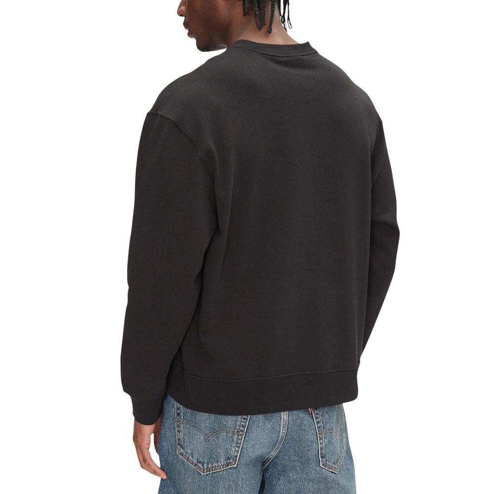 Calvin Klein Jeans Black Cotton Sweatshirt